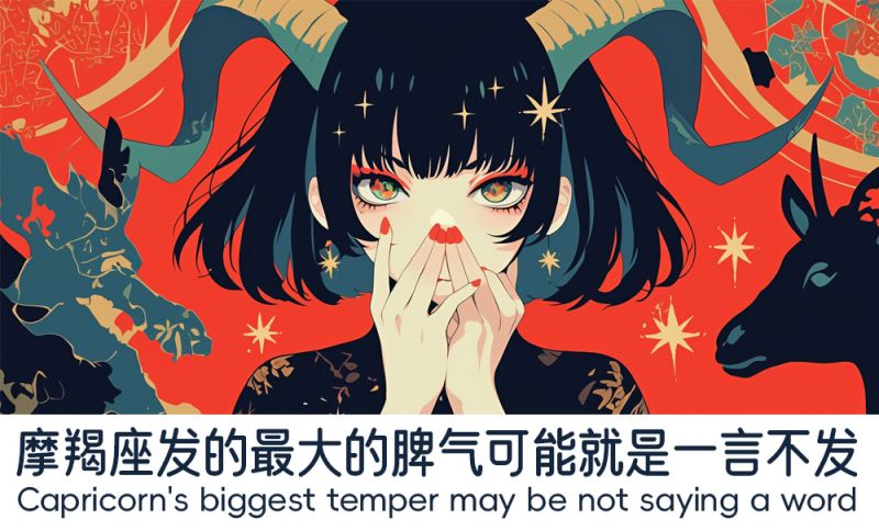 摩羯座发的最大的脾气