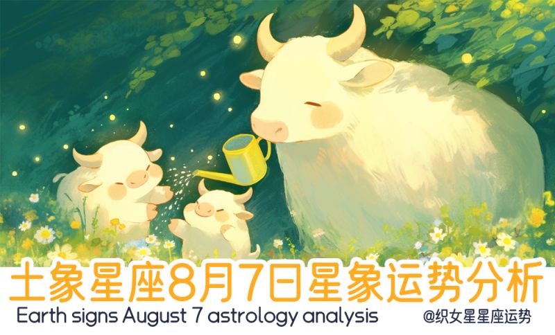 土象星座8月7日星象运势分析包含星象