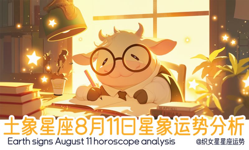 土象星座8月11日星象运势分析包括星象
