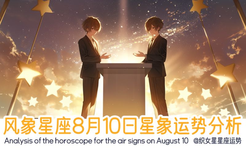 风象星座8月10日星象运势分析包括星象