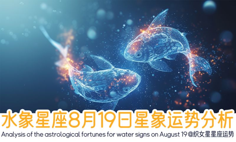 水象星座8月19日星象运势分析包含星象