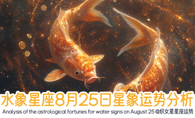 水象星座8月25日星象运势分析包括星象