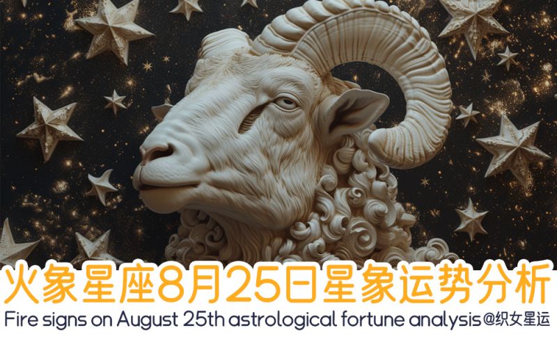 火象星座8月25日星象运势分析包括星象