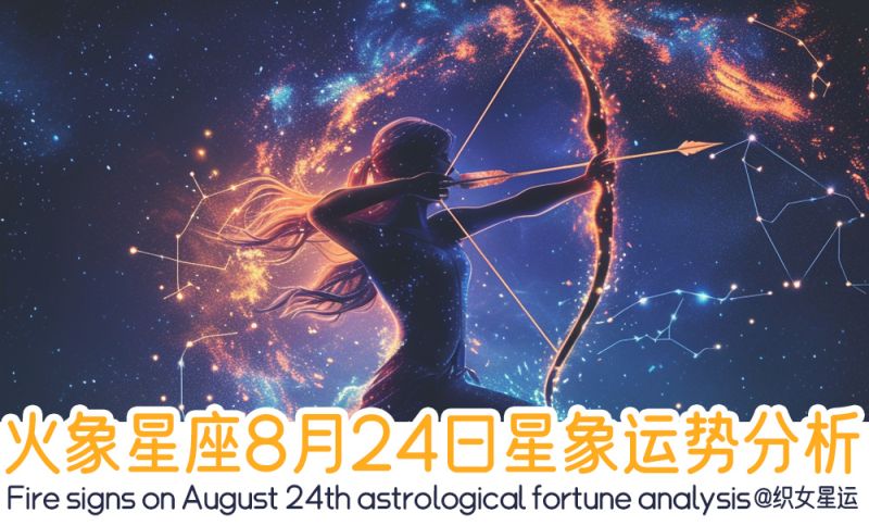 火象星座8月24日星象运势分析包括星象
