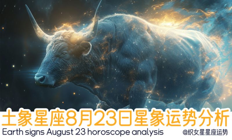 土象星座8月23日星象运势分析包括星象