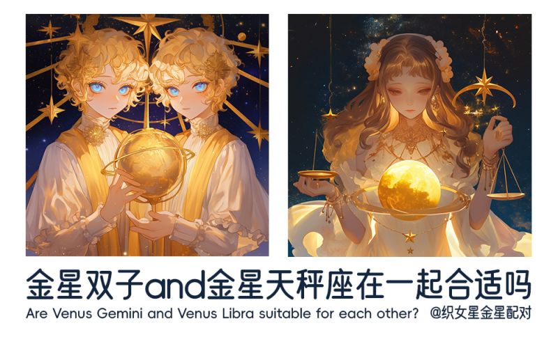 金星双子and金星天秤座