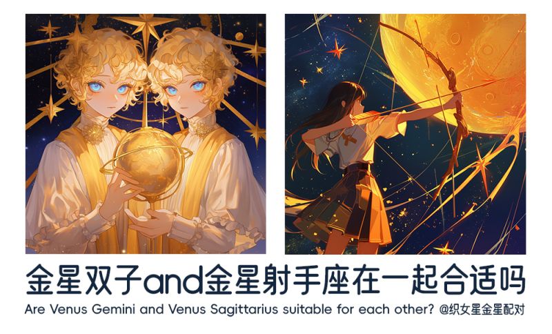 金星双子and金星射手座