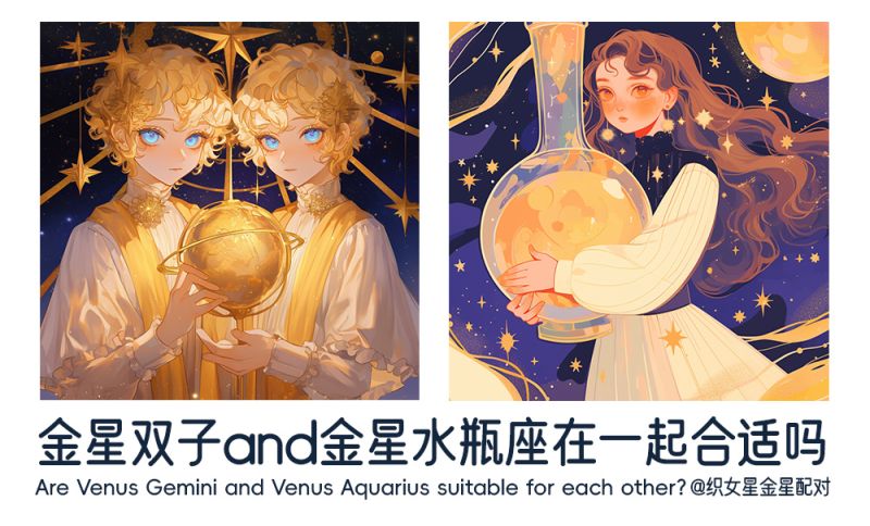 金星双子and金星水瓶座在一起