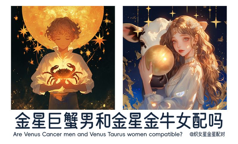 金星巨蟹男和金星金牛女