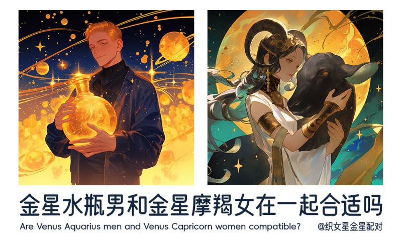 金星水瓶男和金星摩羯女