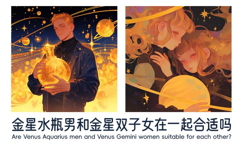 金星水瓶男和金星双子女
