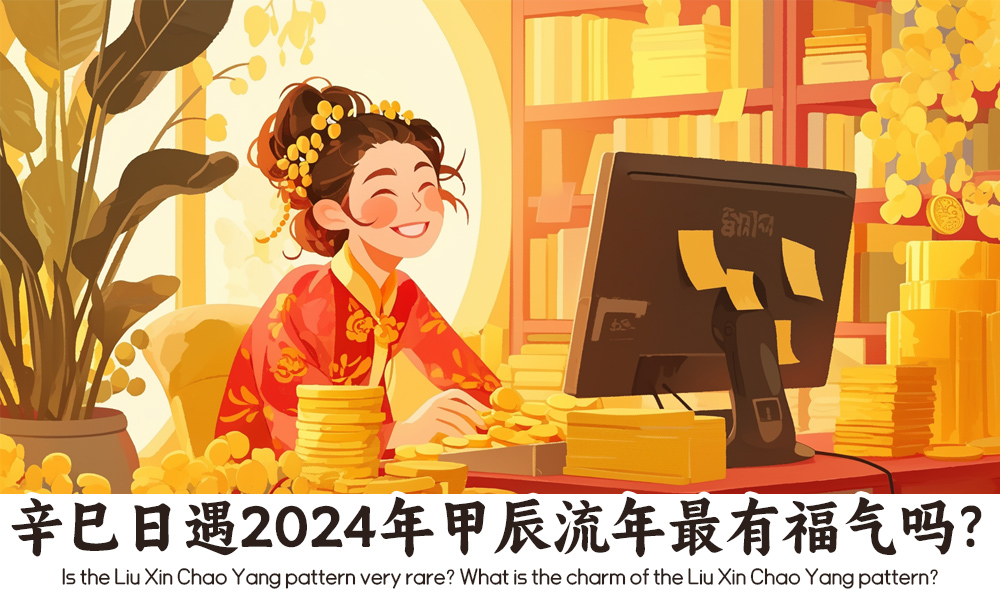 辛巳日遇2024年甲辰流年最有福气吗？