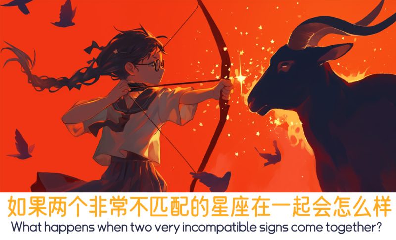 如果两个不匹配的星座在一起