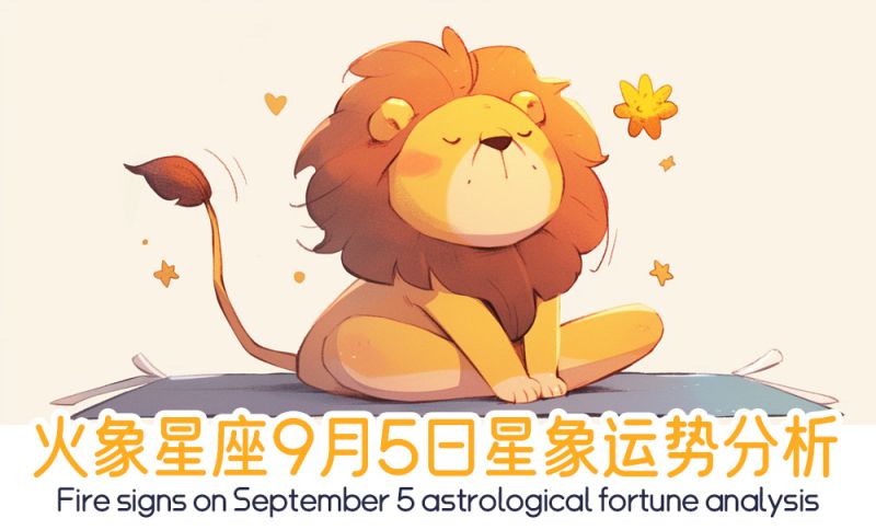 火象星座9月5日星象运势分析包括星象