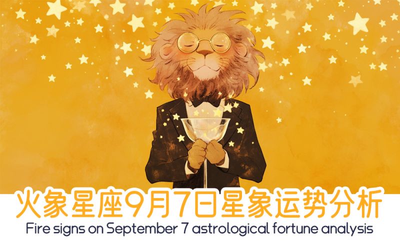 火象星座9月7日星象运势分析包括星象