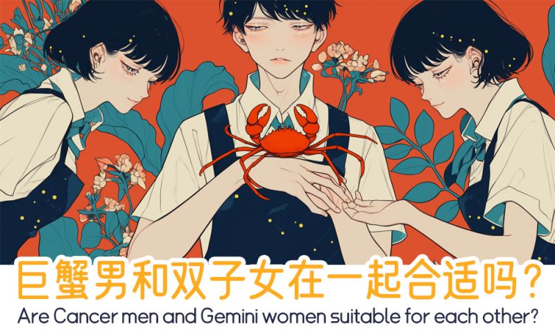 上升巨蟹男和上升双子女