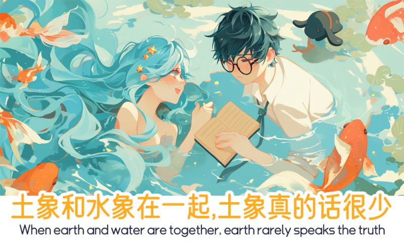土象和水象在一起