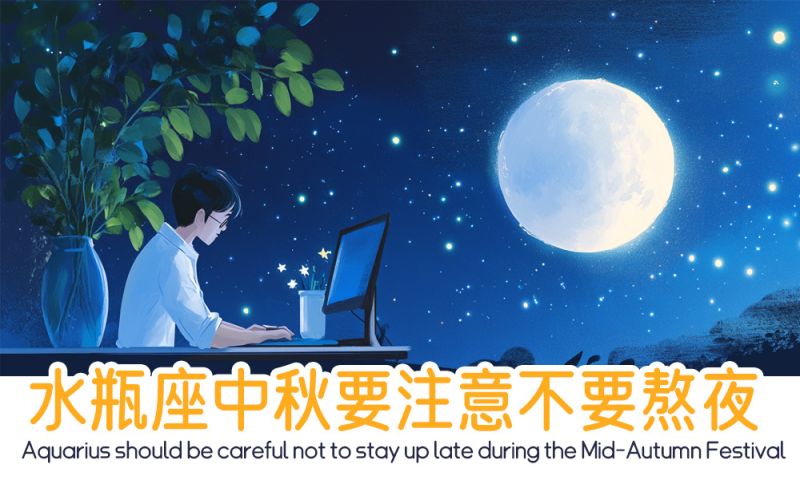 水瓶座中秋要注意身体