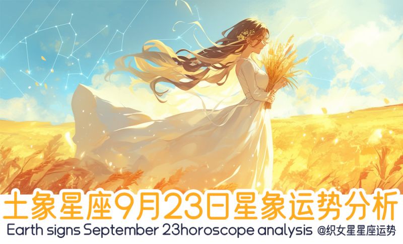 土象星座9月23日星象运势分析包括星象