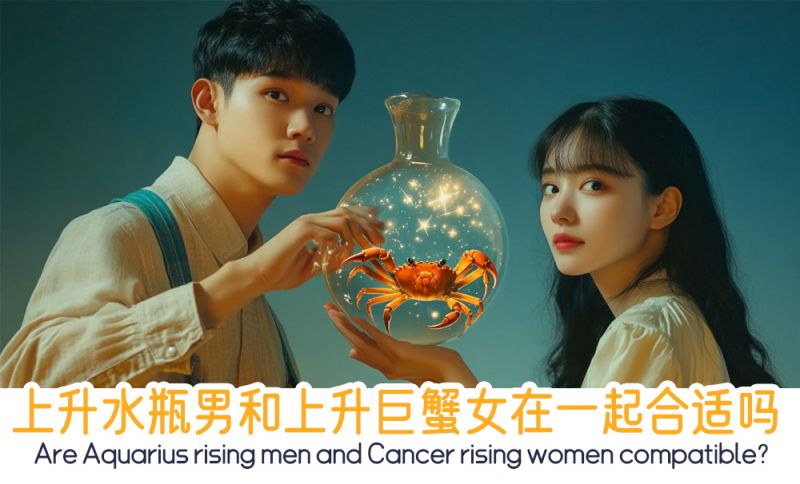 上升水瓶男和上升巨蟹女