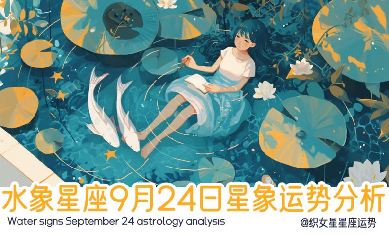 水象星座9月24日星象运势分析包括星象