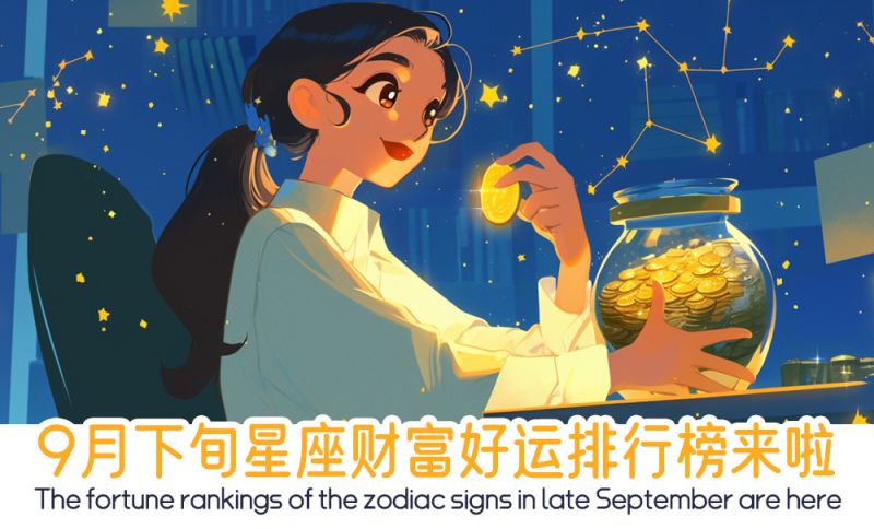 9月下旬星座财富好运排行榜