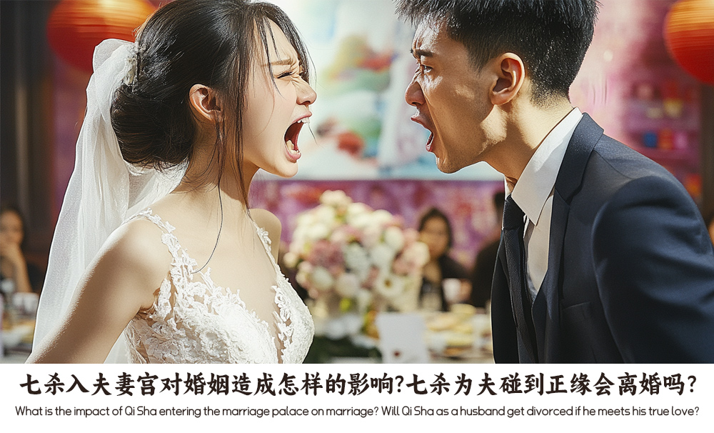 七杀入夫妻宫对婚姻造成怎样的影响？七杀为夫碰到正缘会离婚吗？