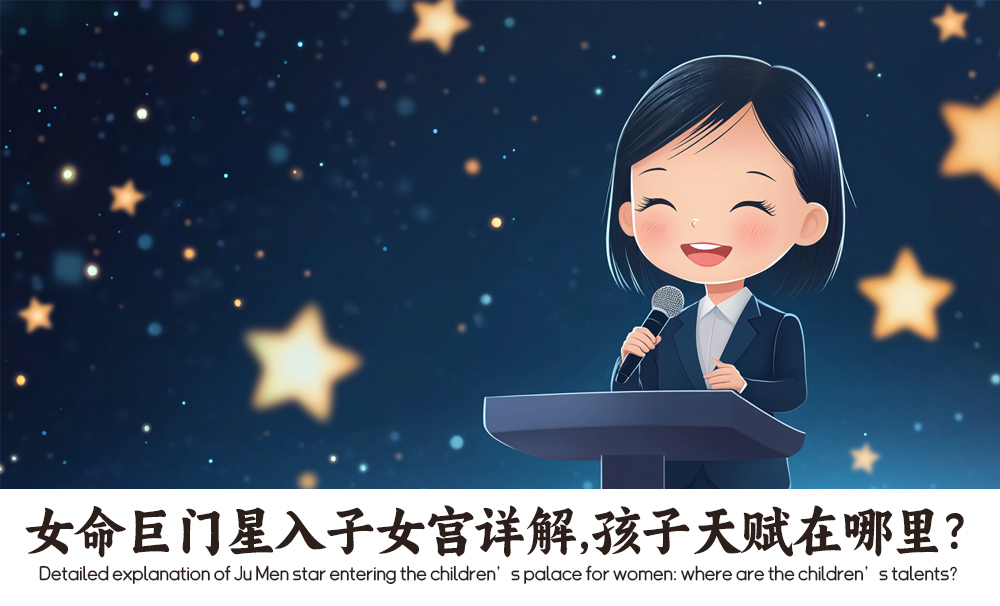 女命巨门星入子女宫详解，孩子天赋在哪里？