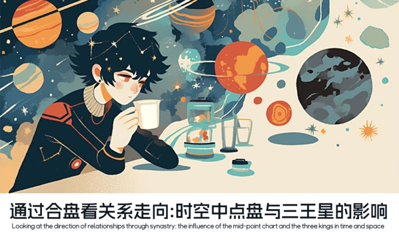 通过合盘看关系走向：时空中点盘与三王星的影响