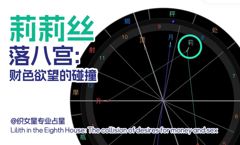 马克思的星盘莉莉丝落八宫