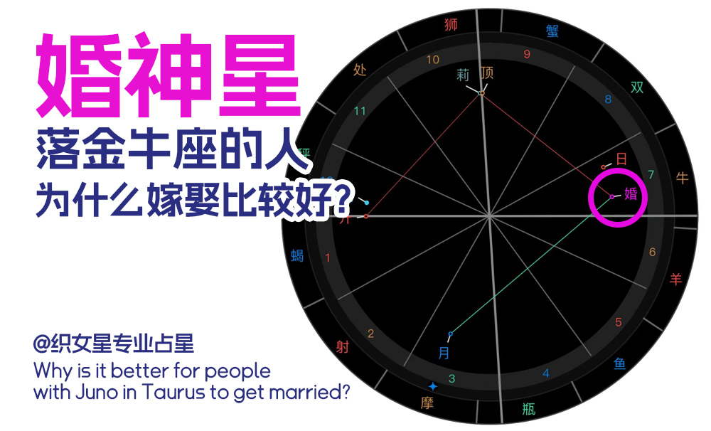 婚姻婚神星落金牛座的人，为什么嫁娶比较好？