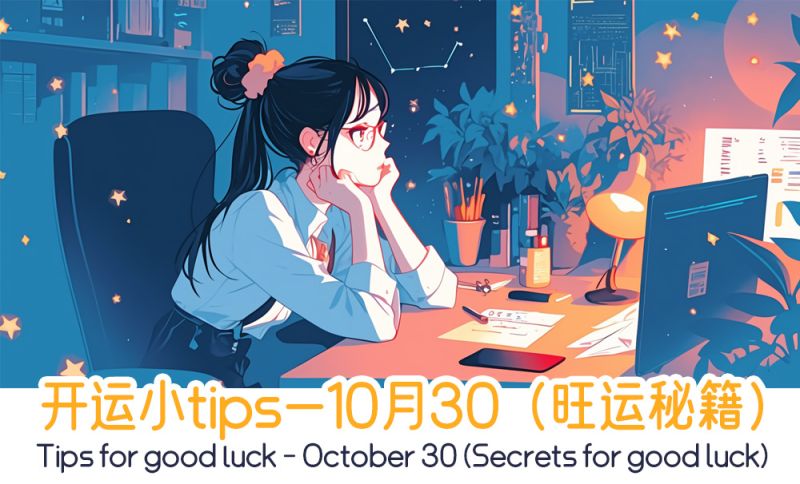 开运小tips—10月30