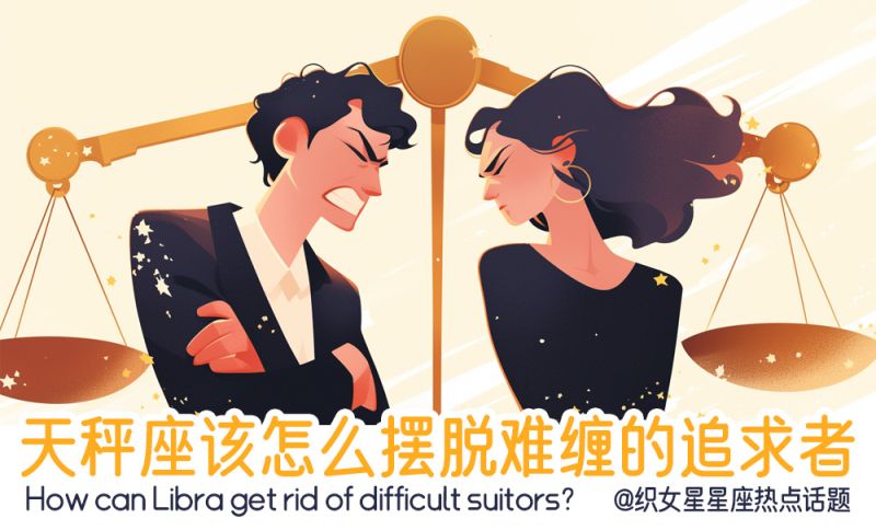 天秤座摆脱难缠的追求者