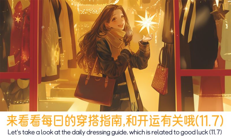 来看看每日的穿搭指南