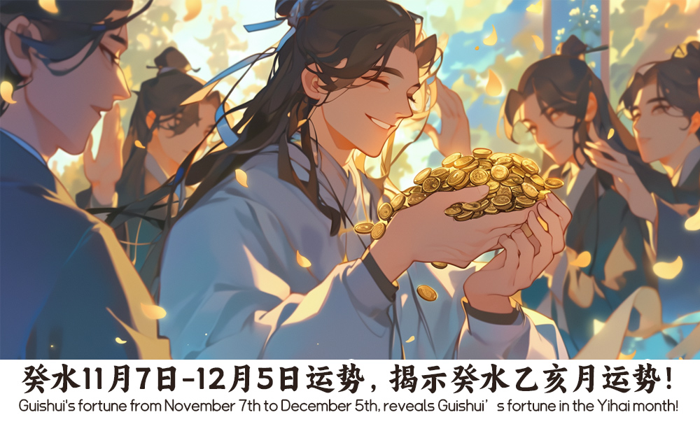 癸水11月7日-12月5日运势，揭示癸水乙亥月运势！