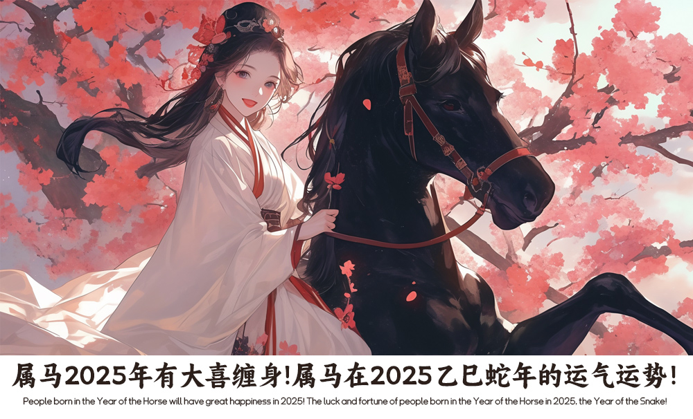 属马2025年有大喜缠身！属马在2025乙巳蛇年的运气运势！