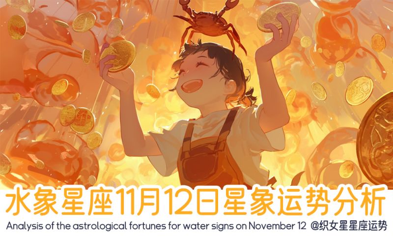 水象星座11月12日星象运势分析包括星象