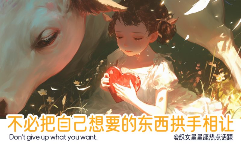 想要的东西拱手相让   