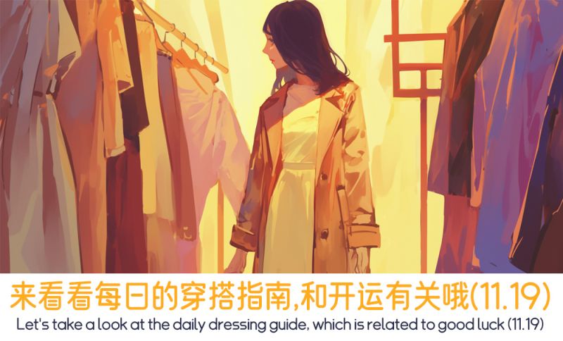 来看看每日的穿搭指南