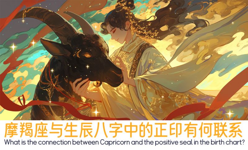 摩羯座与生辰八字中的正印