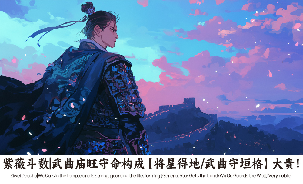 紫薇斗数|武曲庙旺守命构成【将星得地/武曲守垣格】大贵！