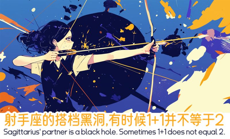 射手座的搭档黑洞
