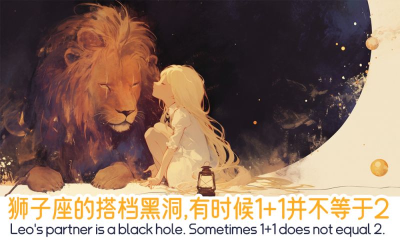 狮子座的搭档黑洞