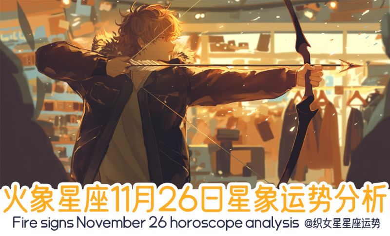 火象星座11月26日星象运势分析包括星象