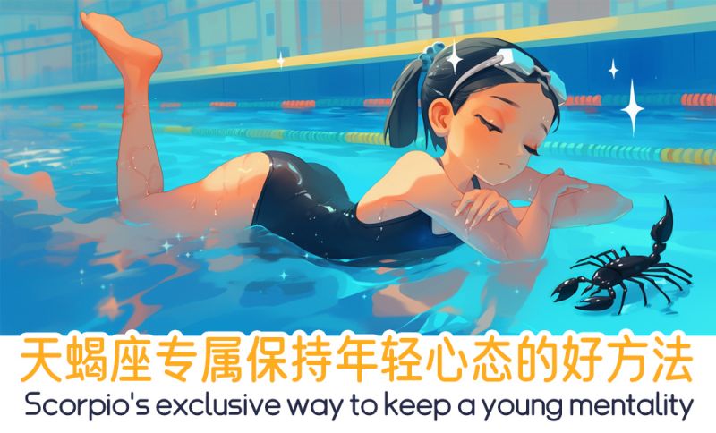 天蝎座年轻心态的好方法