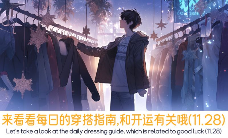 来看看每日的穿搭指南