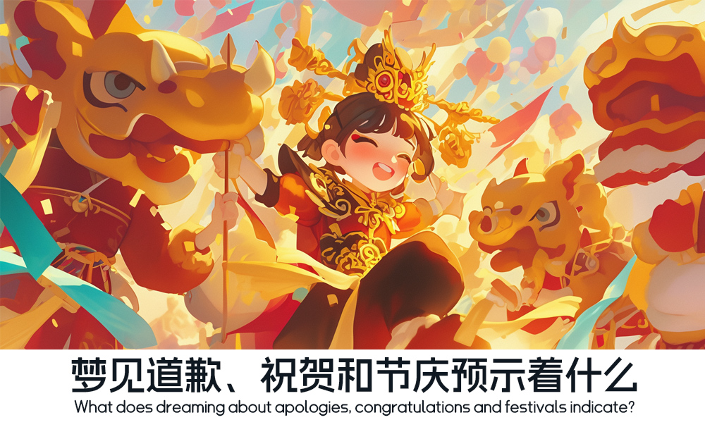 梦见道歉、祝贺和节庆预示着什么?