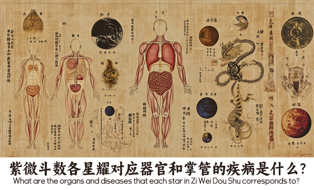 紫微斗数各星耀对应器官和掌管的疾病是什么？