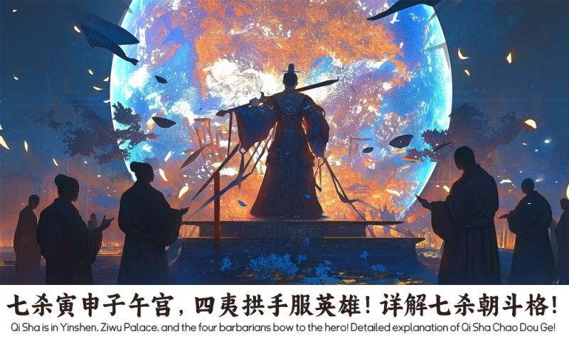 七杀寅申子午宫，四夷拱手服英雄