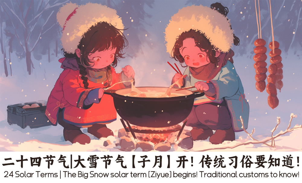 二十四节气|大雪节气【子月】开！传统习俗要知道！